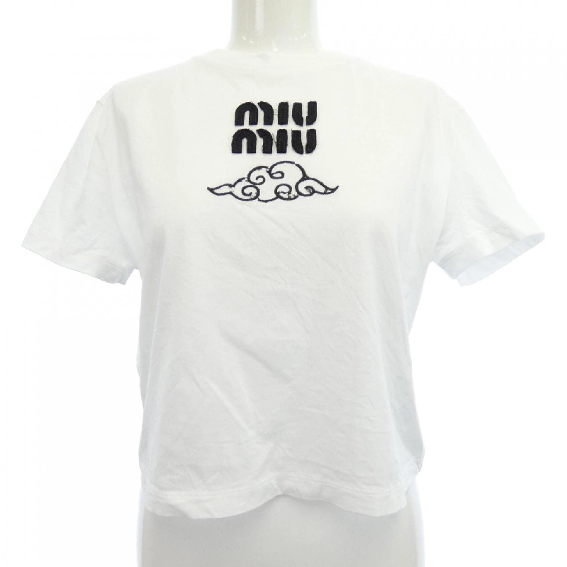 ミュウミュウ MIU MIU MJN483 SWM1 14ER T-shirt - Hàng hiệu Authentic 634377
