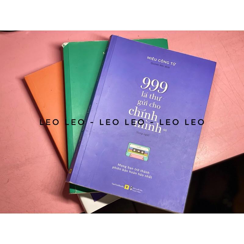 Combo 3 quyển Sách 999 Lá Thư Gửi Cho Chính Mình phiên bản song ngữ Việt Trung 69590
