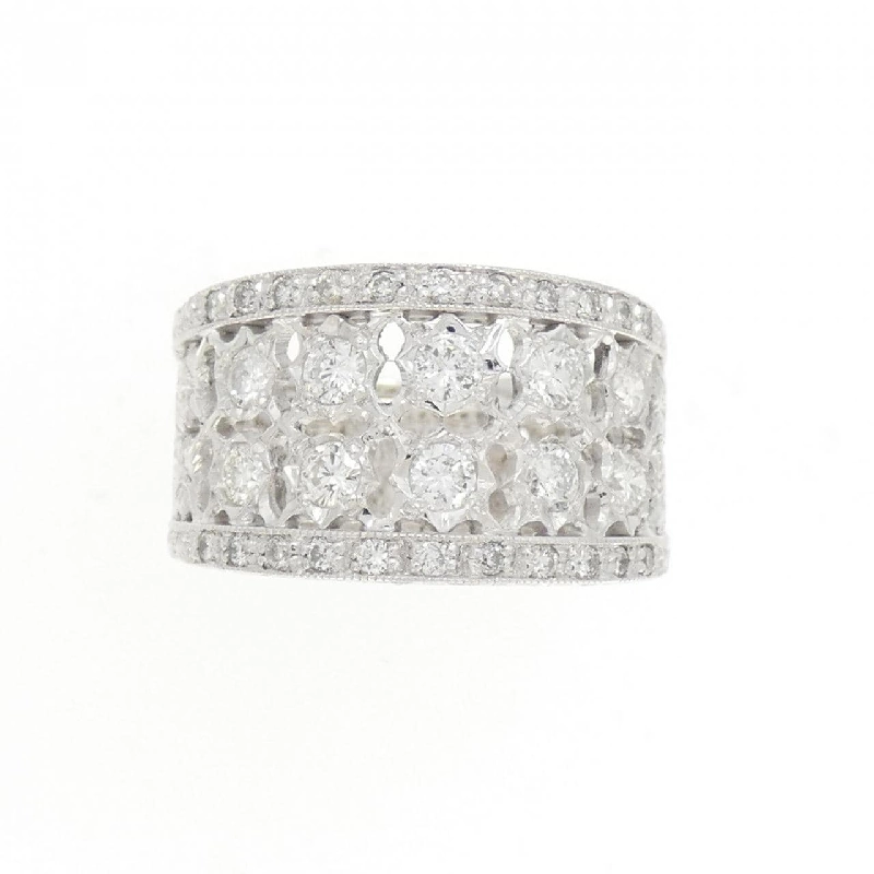 Nhẫn kim cương K18WG 670907