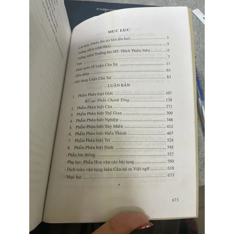 ĐẠI CƯƠNG LUẬN CÂU XÁ - THÍCH THIỆN SIÊU  1024668