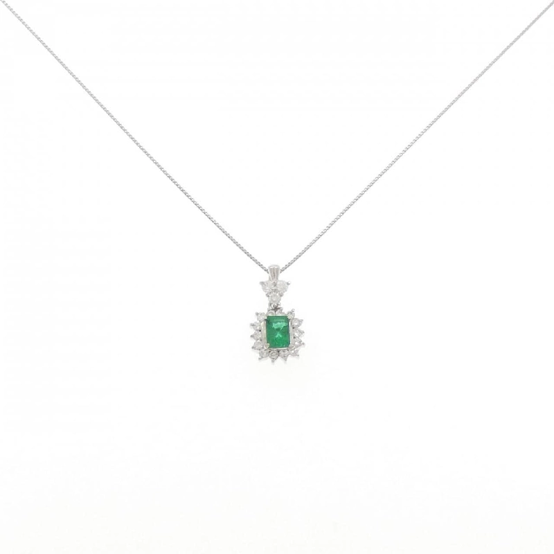 Dây chuyền Emerald PT900/PT850 0.44CT - Hàng hiệu Chính hãng 858828