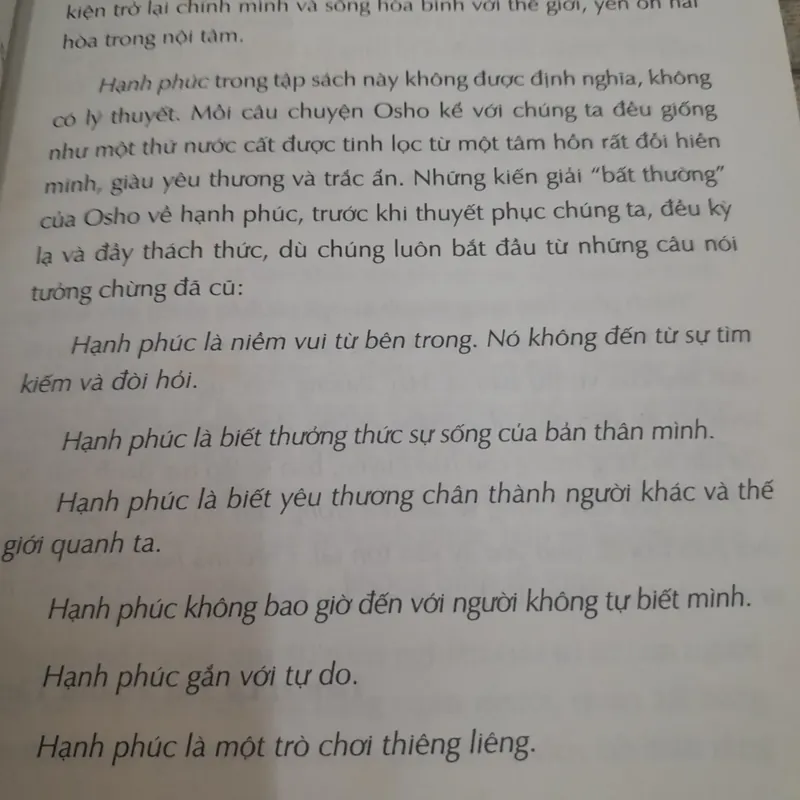 Joy Hạnh Phúc Tại Tâm. OSHO.  595998