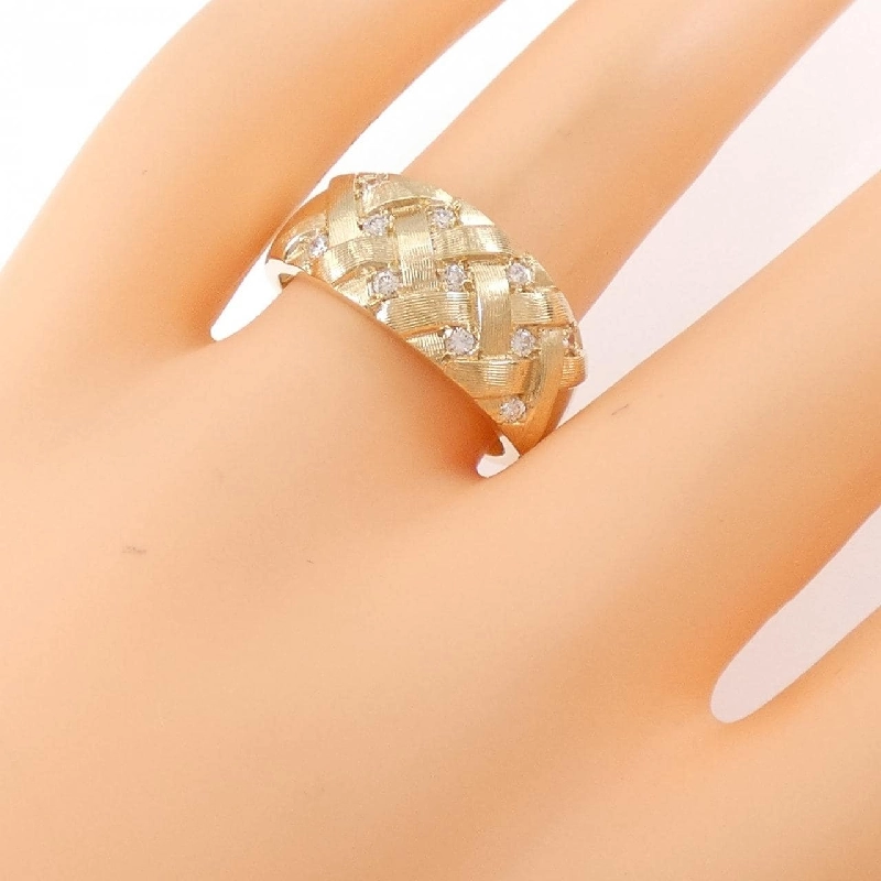 Nhẫn kim cương 14KYG 667006