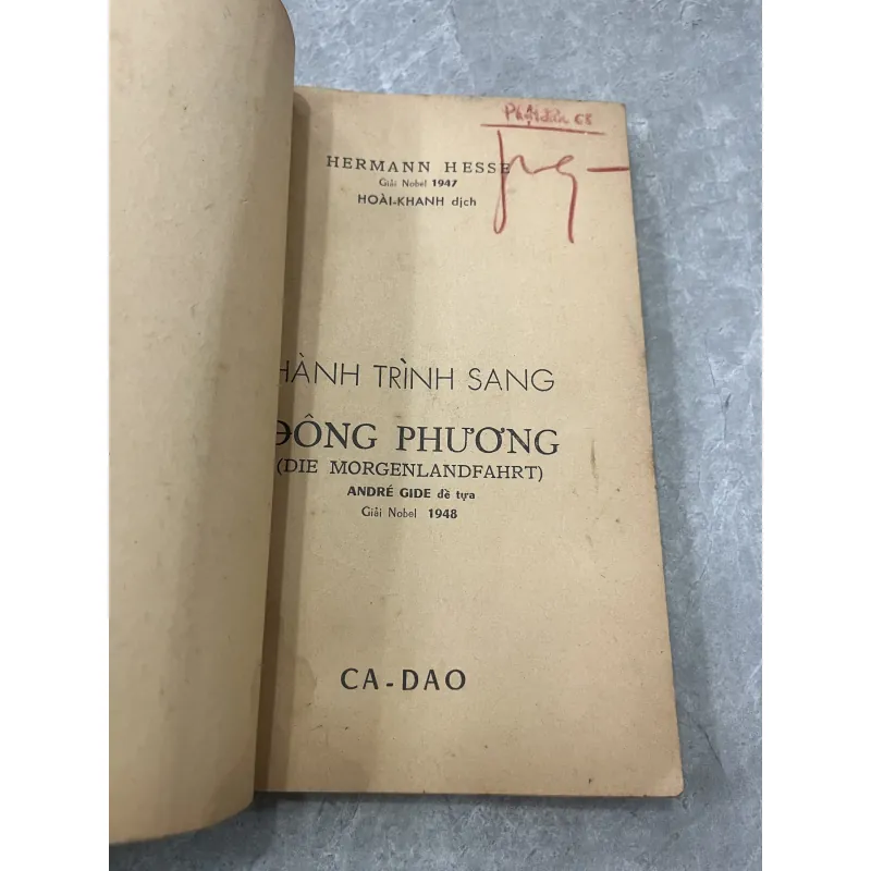 HÀNH TRÌNH SANG ĐÔNG PHƯƠNG - HOÀI KHANH 973288