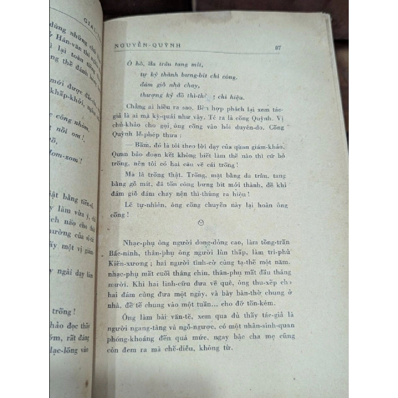 Giai thoại làng nho - Lãng Nhân  ( sách đóng bìa còn bìa gốc ) 120740