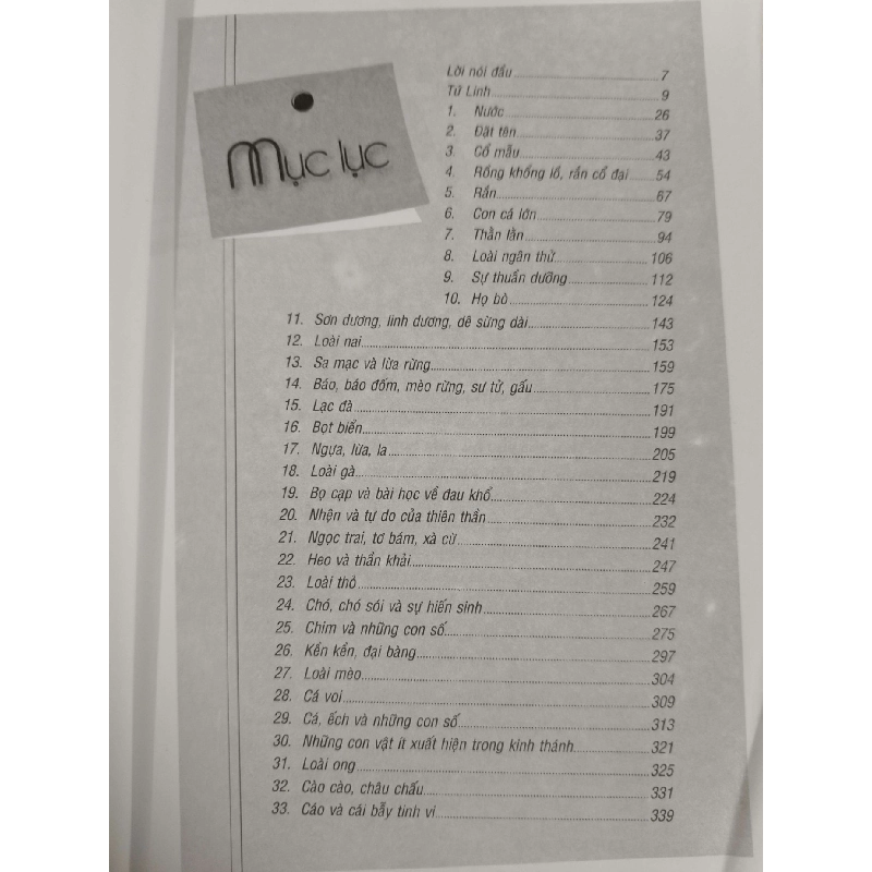 Những loài thú trong thánh kinh  - Xb 2014 - 342 trang - Bìa mềm - Kt 16 x 24 TÂM LINH - TÔN GIÁO - THIỀN ANTQ0810 920059