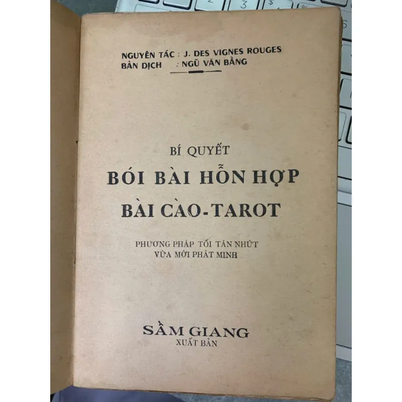 BÍ QUYẾT BÓI BÀI HỖN HỢP BÀI CÀO TAROT - DỊCH GIẢ: NGŨ VĂN BẰNG 778333