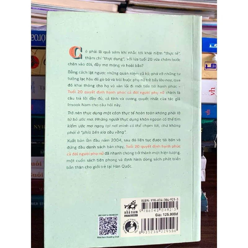 Tuổi 20 quyết định hạnh phúc cả đời người phụ nữ – Insook Nam 575936