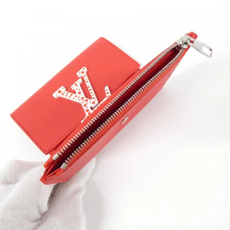 Ví Louis Vuitton Infinity Dot (LV X YK) Portefeuille Capucines Compact Maxi M82113 - Hàng hiệu Chính hãng 806618