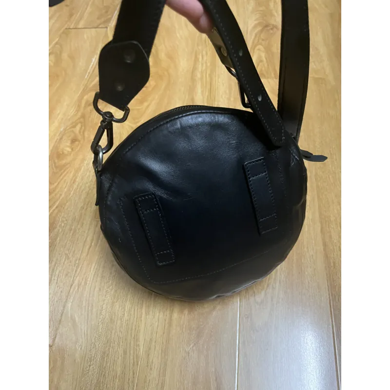 Túi nữ phom tròn 19x6 da thật 2hand 996732