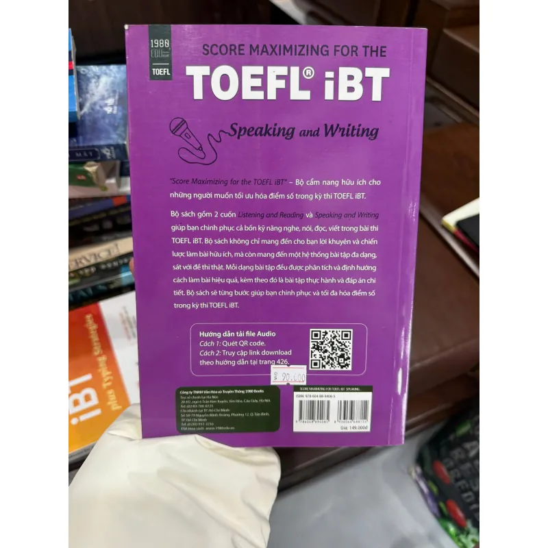 SCORE MAXIMIZING FOR THE TOEFL iBT – SPEAKING AND WRITING - K3 1011306