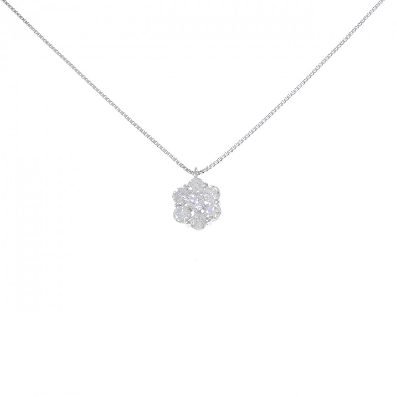 Dây chuyền kim cương hoa PT900/PT850 1.11CT - Hàng hiệu Chính hãng 857016