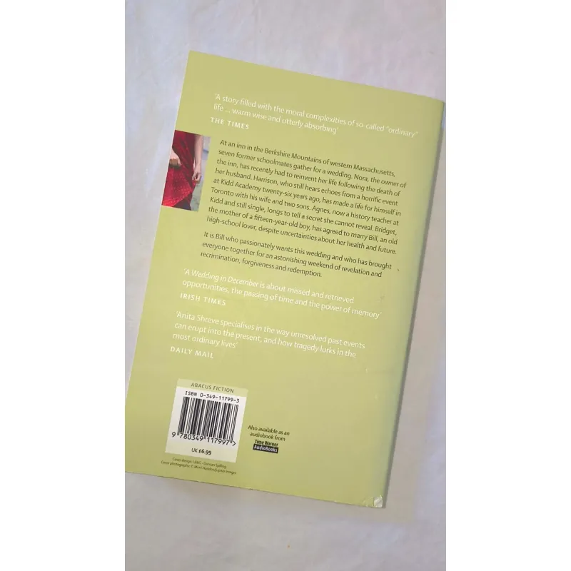 Literary / Contemporary Fiction – Anita Shreve | A WEDDING IN DECEMBER 749571