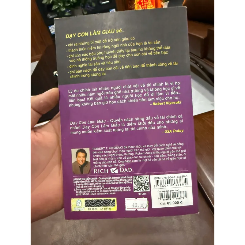 DẠY CON LÀM GIÀU 1 – ĐỂ KHÔNG CÓ TIỀN VẪN TẠO RA TIỀN- K5 1033762