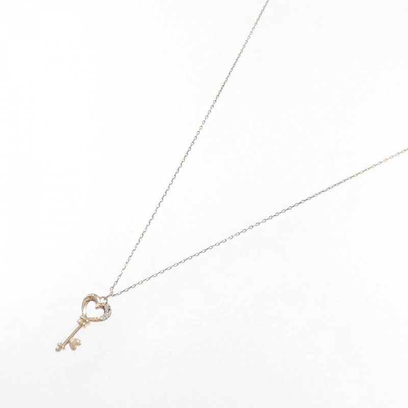 K10PG Khóa × Trái tim Dây chuyền Kim cương - Hàng hiệu Chính hãng 856805