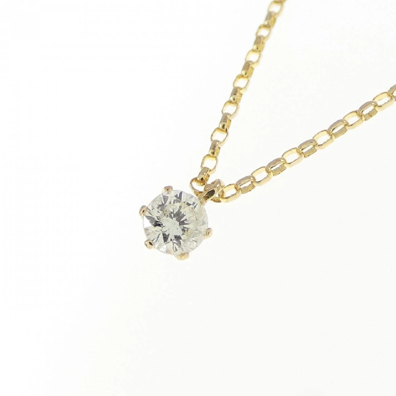 K18YG Dây chuyền kim cương 0.10CT - Hàng hiệu Chính hãng 860396