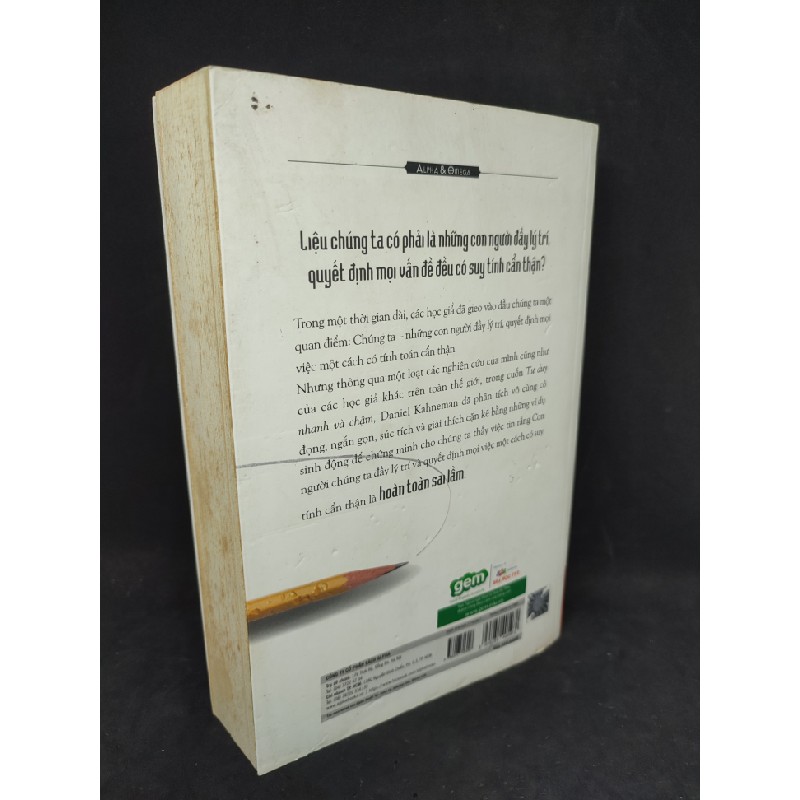 Tư duy nhanh và chậm nên hay không tin vào trực giác? mới 80% HCM0604 37080