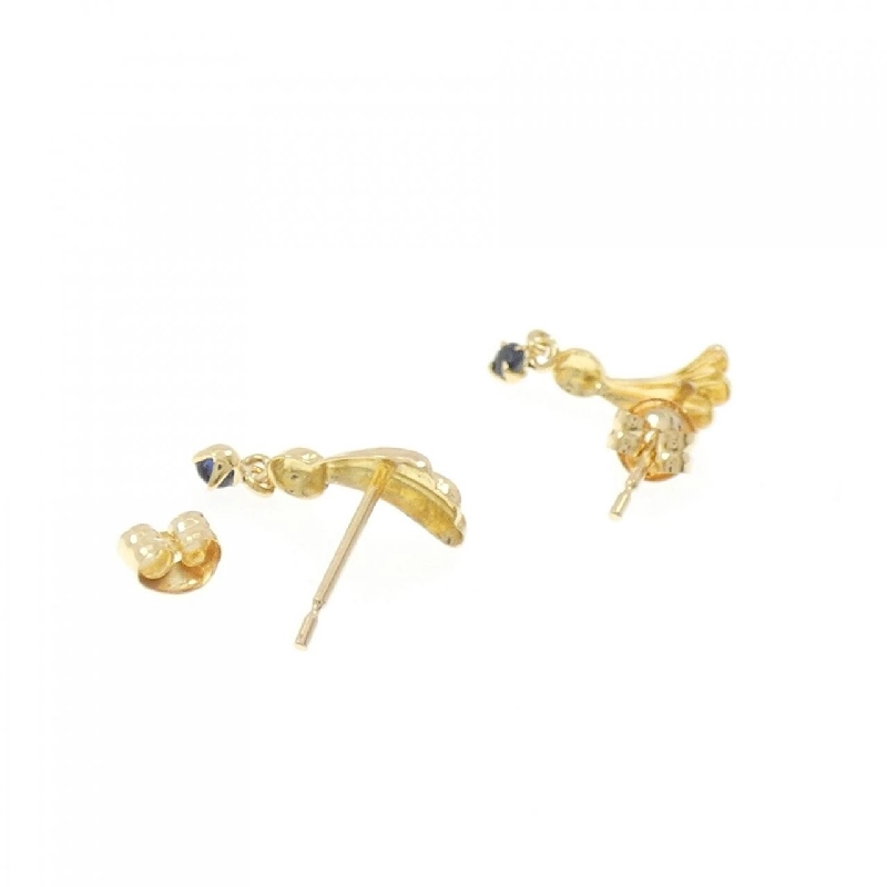 K18YG Bông tai Sapphire - Hàng hiệu Chính hãng 873373