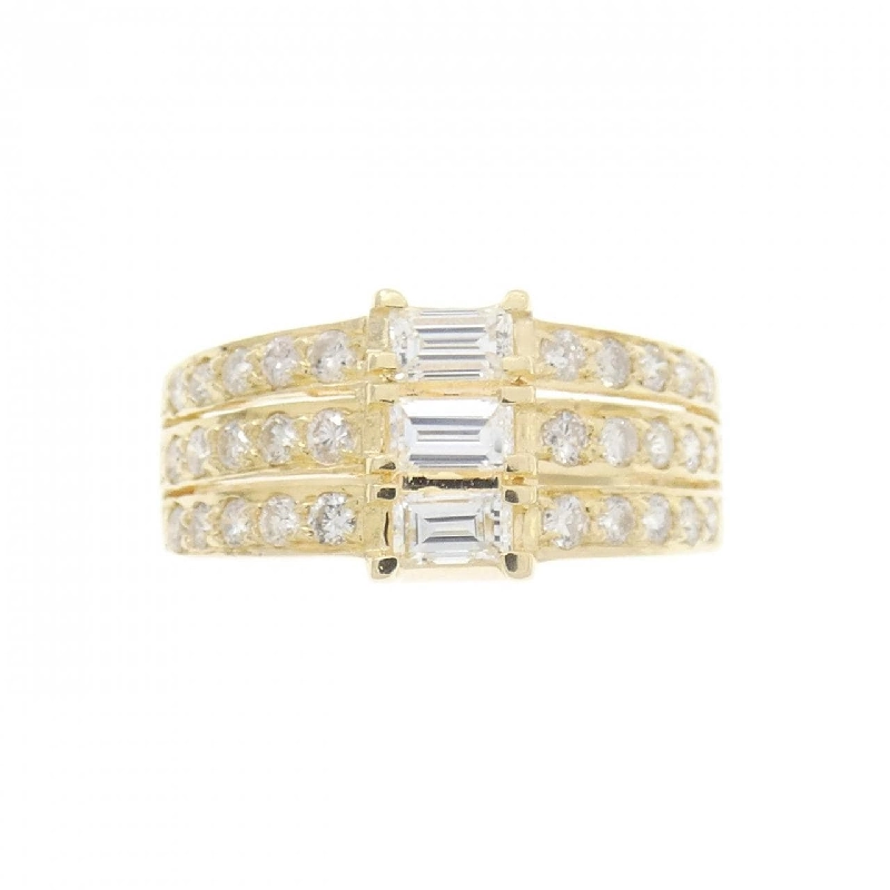 Nhẫn kim cương K18YG 1.01CT - Hàng hiệu Authentic 848337