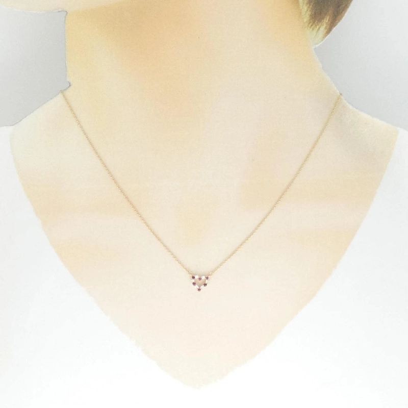 Nhẫn trái tim ruby 0.05CT - Hàng hiệu Authentic 843763