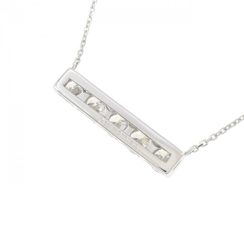 Dây chuyền kim cương PT900/K18WG 0.80CT - Hàng hiệu Authentic 860252