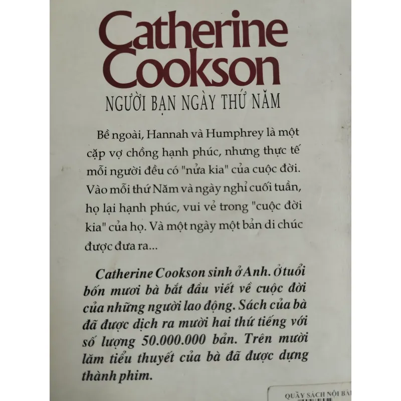 NGƯỜI BẠN NGÀY THỨ NĂM - CATHERINE COOKSON 574271