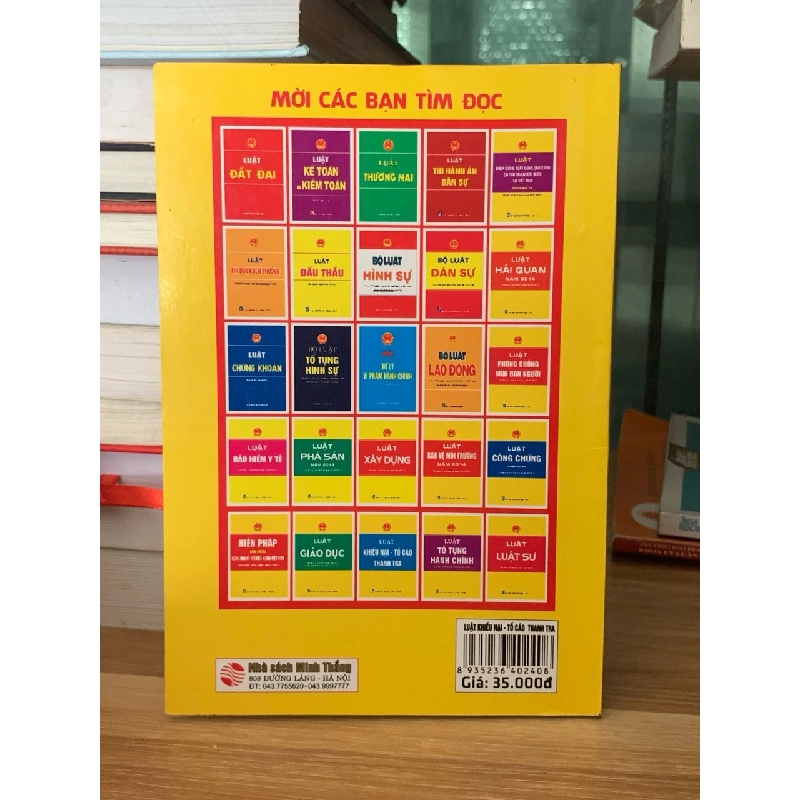 Luật khiếu nại tố cáo thanh tra -NXB Lao Động- Xã Hội 728861