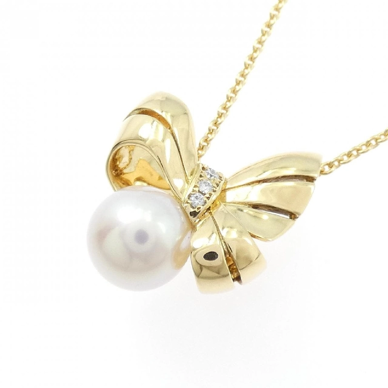 Mikimoto Ju Du Ruban Dây Chuyền 7.9mm - Hàng hiệu Chính hãng 840017