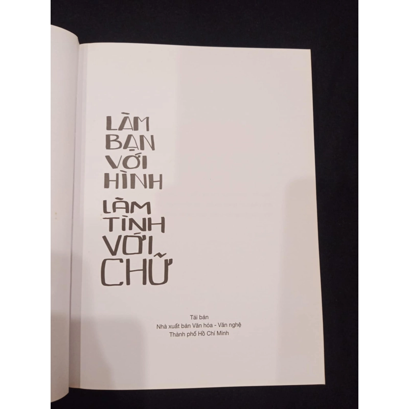 Làm bạn với hình, làm tình với chữ 201472