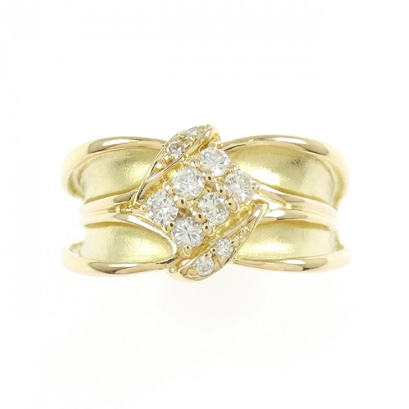 Nhẫn kim cương K18YG 0.21CT 668796