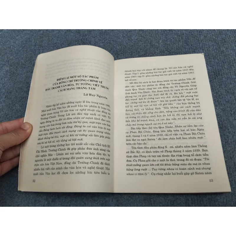 TRƯỜNG CHINH: NHÀ VĂN HOÁ, NHÀ TƯ TƯỞNG 990652