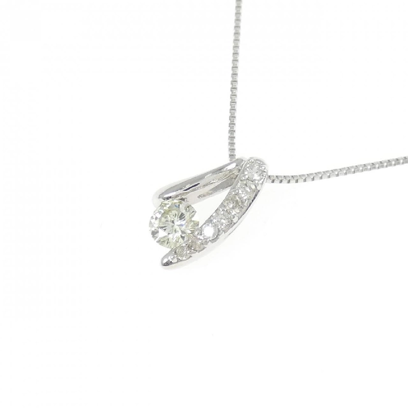 K18WG Dây chuyền kim cương 0.184CT - Hàng hiệu Chính hãng 862066