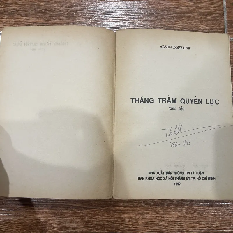 Thăng trầm quyền lực - Alvin Toffle  (6) 930894