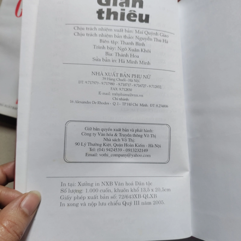 Tiểu thuyết Giàn Thiêu của Võ Thị Hảo 471964