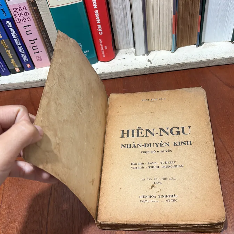 II Sách Phật Giáo: Kinh Hiền Ngu _ Nhân Duyên Kinh (Trọn Bộ 9 Quyển) - PL. 2518 • 1974 738206