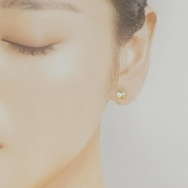 Bông tai kim cương K18YG 0.60CT - Hàng hiệu chính hãng 870644