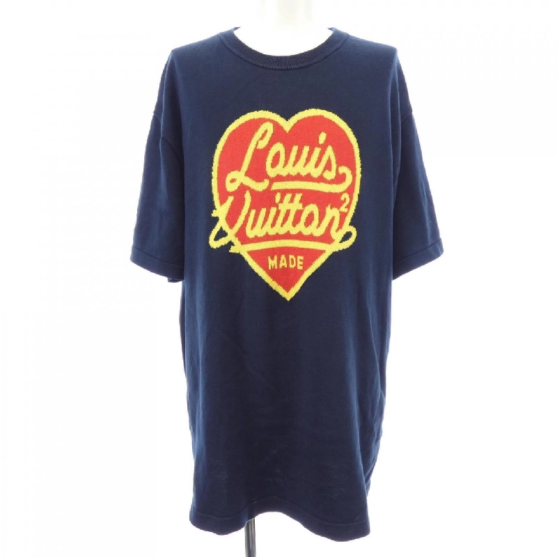 Louis Vuitton LOUIS VUITTON Áo len họa tiết jacquard hình trái tim HMN01WJN5 NIGO - Hàng hiệu Chính hãng 893486