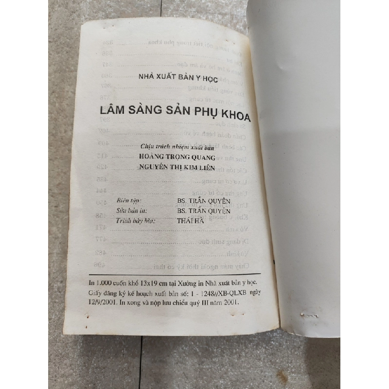 Lâm Sàng Sản Phụ Khoa - PGS.TS. Phan Trường Duyệt - PGS. Đinh Thế Mỹ 507092