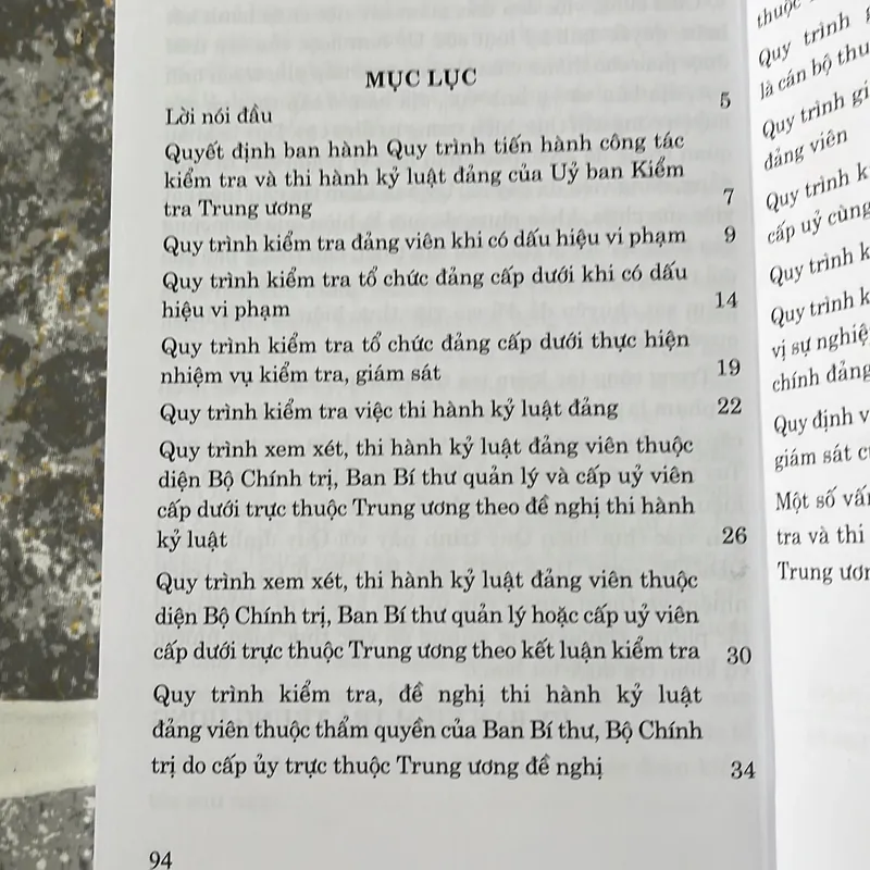 [luật- chính trị] Quy trình kiểm tra, kỷ luật Đảng - Uỷ ban Kiểm Tra Trung Ương 563205