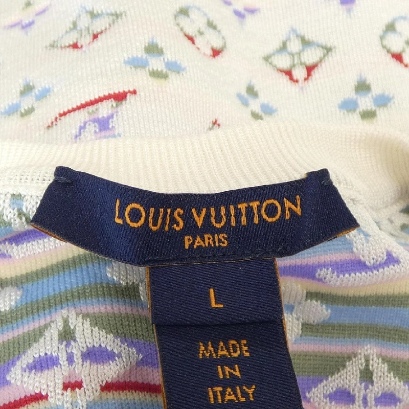 Louis Vuitton LOUIS VUITTON Áo len họa tiết monogram pastel FNKS99TT9 - Hàng hiệu Chính hãng 633511