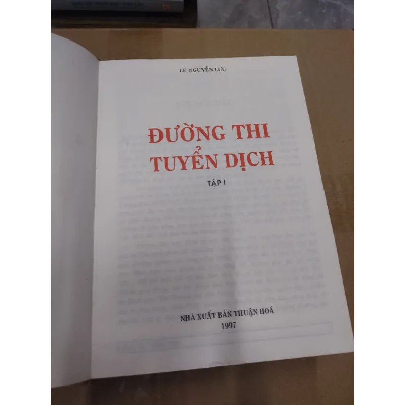 Sách - Đường Thi tuyển dịch - trọn bộ 2 tập - Lê Nguyễn Lưu 687641