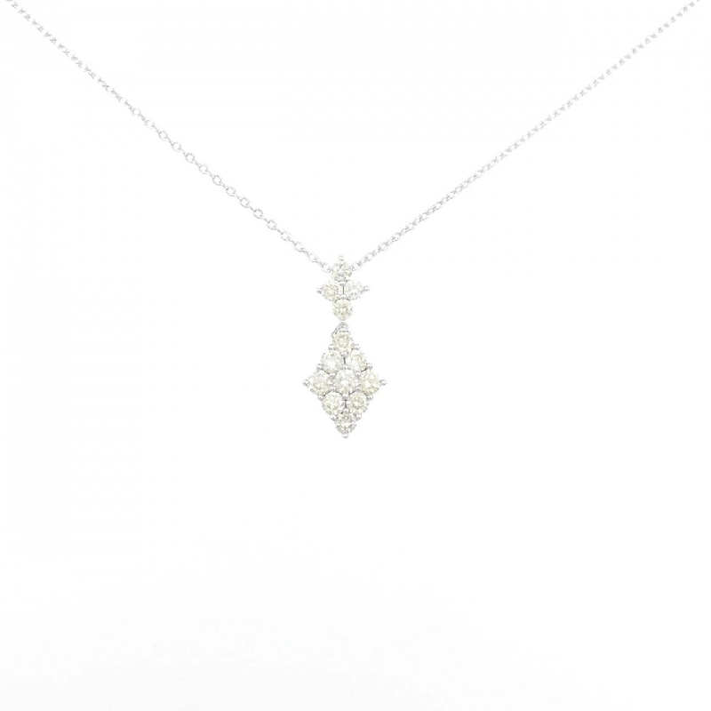 K18WG Dây chuyền kim cương 0.45CT - Hàng hiệu Chính hãng 863101