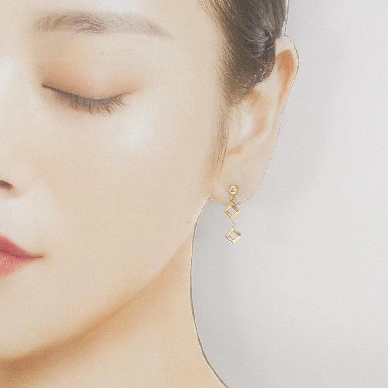 K18YG Bông tai - Hàng hiệu Authentic 872561