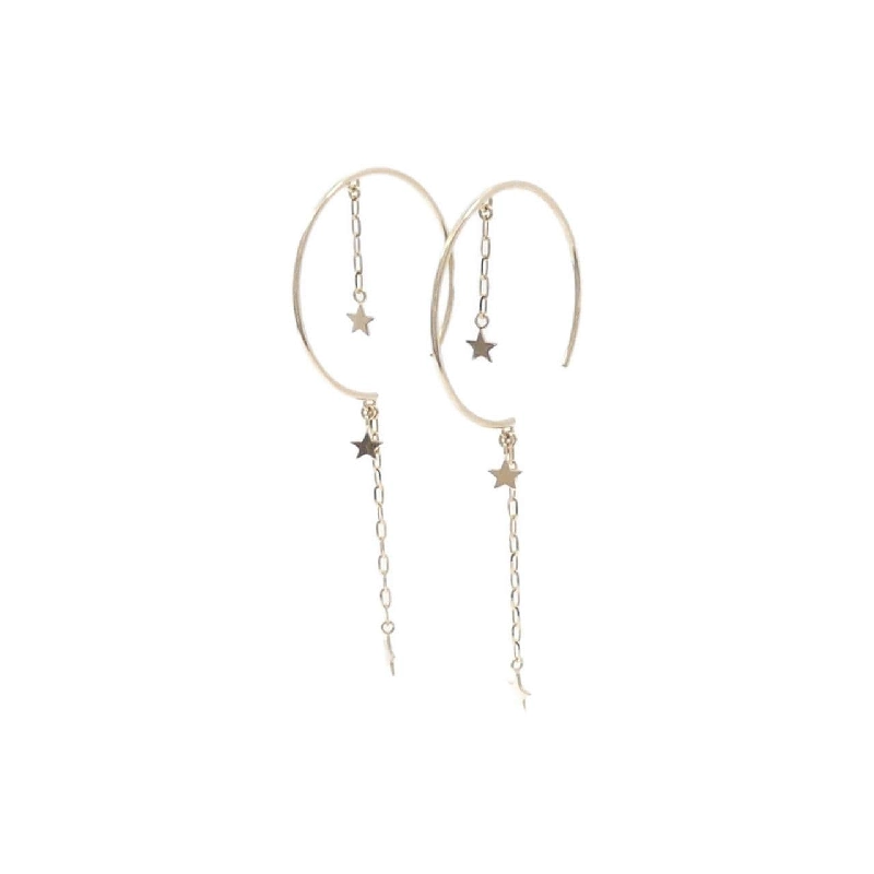 Bông tai K10YG Stargewelry - Hàng hiệu Authentic 847505