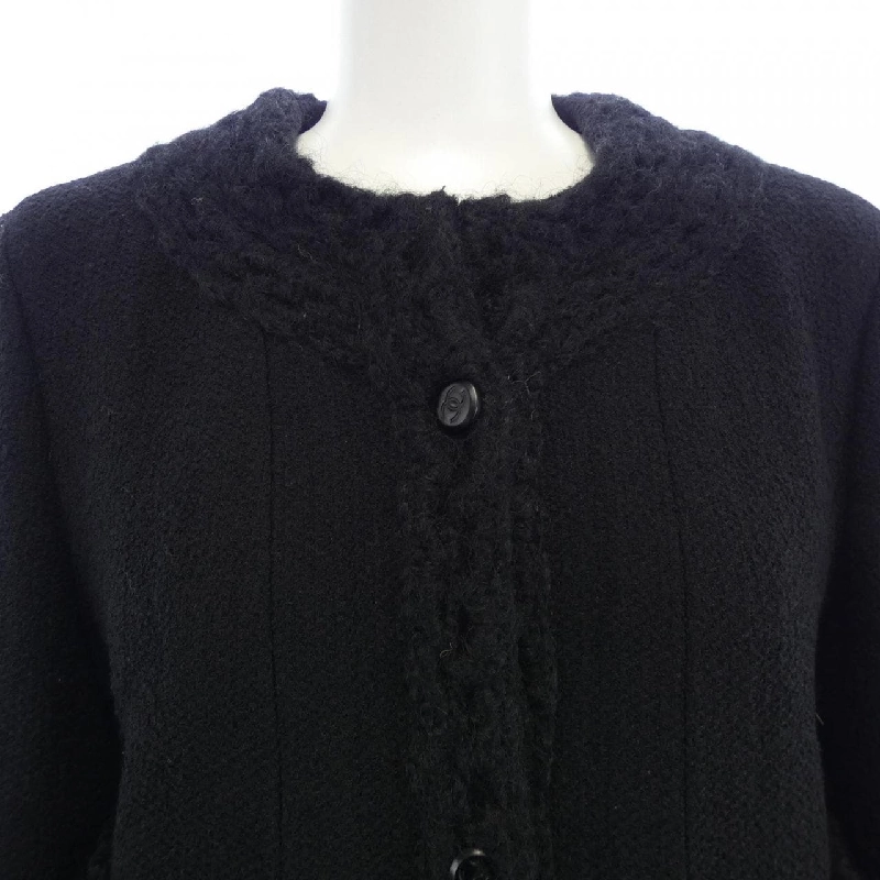 【Mã giảm giá】【Cổ điển】Áo khoác không cổ CHANEL 643125