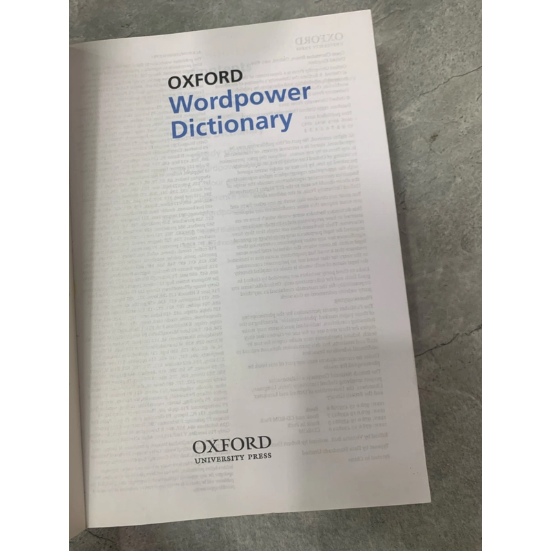 Oxford wordpower dictionary  292082