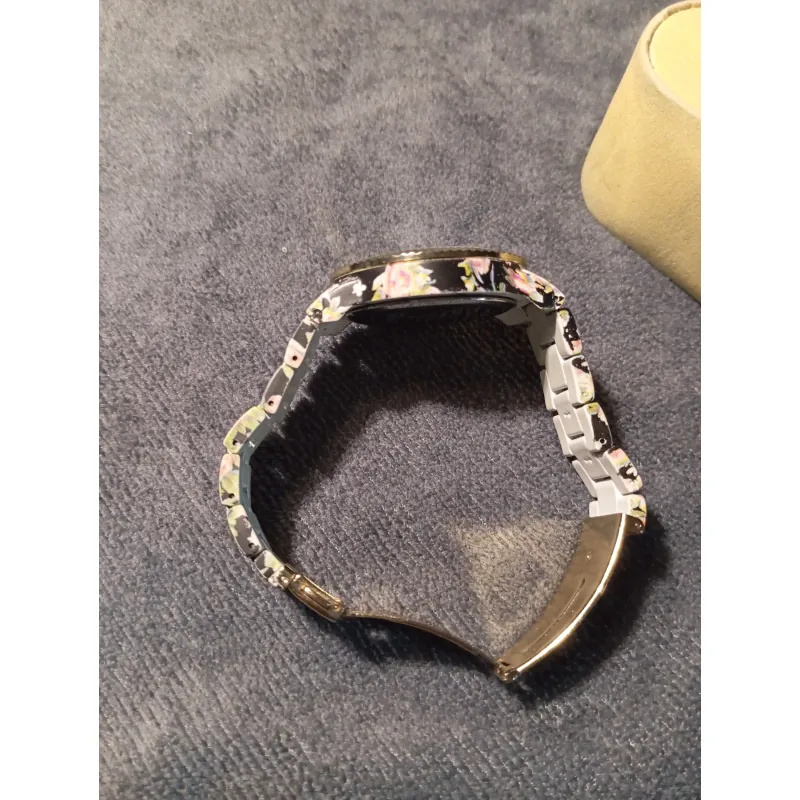 Đồng hồ nam hiệu ICE thương hiệu Bỉ, phiên bản hoa mẫu đơn bằng gốm độc đáo 751904