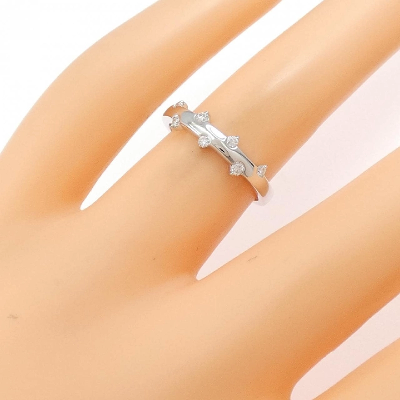 Nhẫn kim cương 750WG 0.12CT 667190