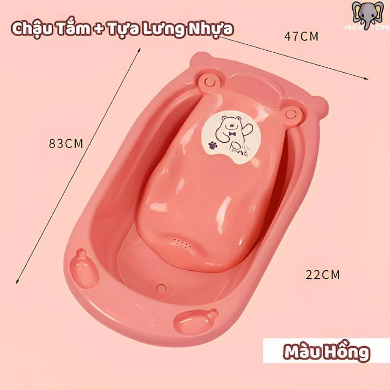 Chậu Tắm Cao Cấp Cho Bé Có Van Thoát Nước, Thau Tắm Cho Bé Sơ Sinh 548352