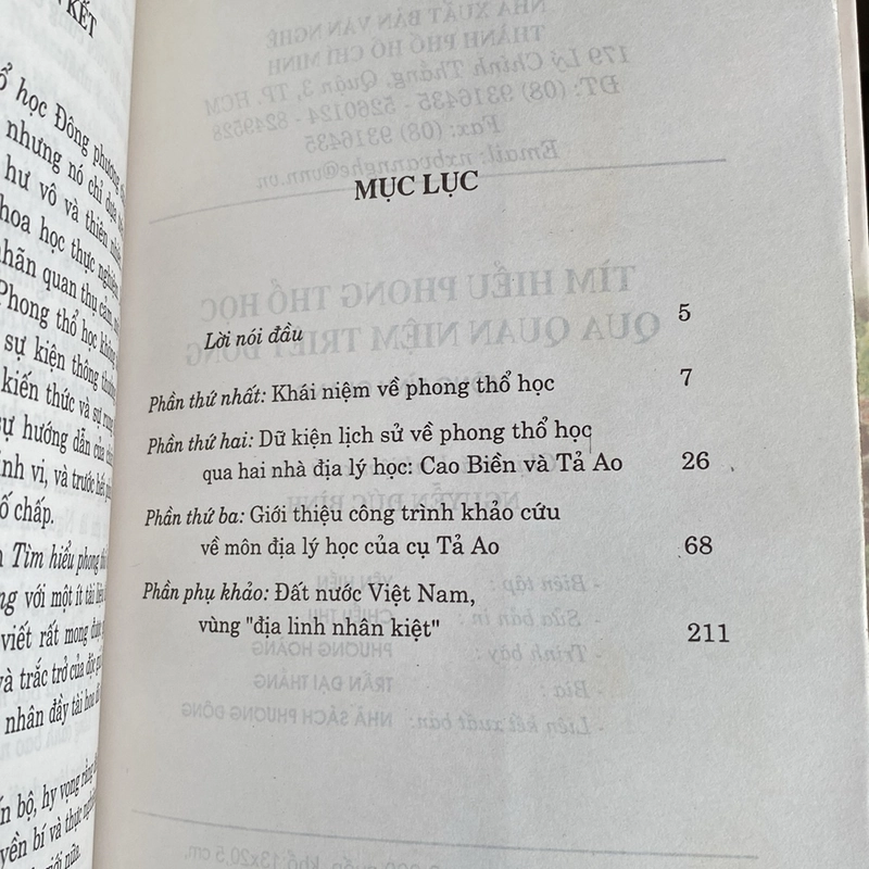 PHONG THỔ HỌC THEO QUAN NIỆM TRIẾT ĐÔNG (XB 2006) 502294
